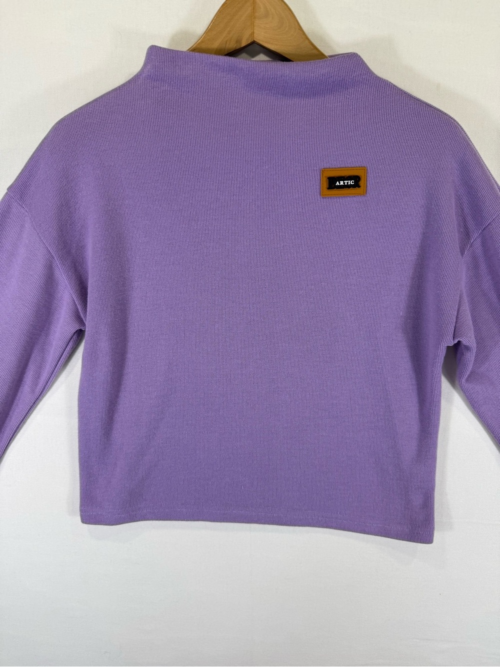 ROMWE Lavender Cowl Neck Sweater